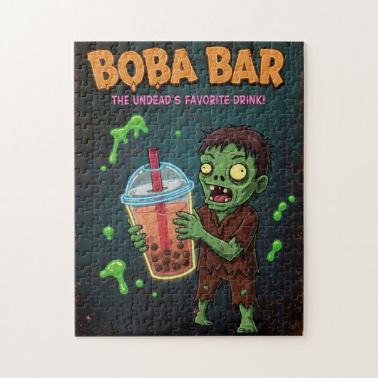 Boba Bar – De favoriete drank van de ondoden! Legpuzzel (Verticaal)
