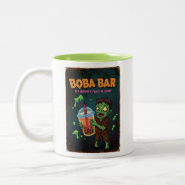 Boba Bar – De favoriete drank van de ondood! Koffi Tweekleurige Koffiemok