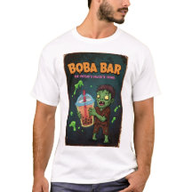Boba Bar – De favoriete drank van de ondood! T-Shi
