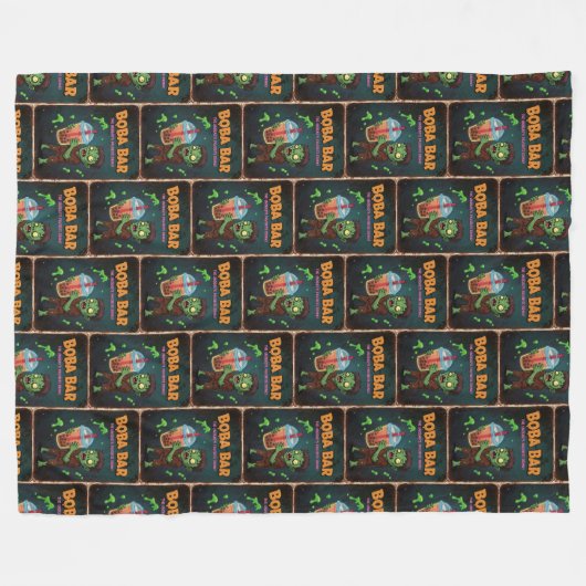 Boba Bar – Fleece Blanket (Voorkant (Horizontaal))