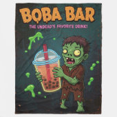 Boba Bar – Fleece Blanket (Voorkant)