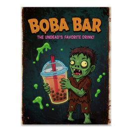 Boba Bar – Het favoriete... glanzende poster van d