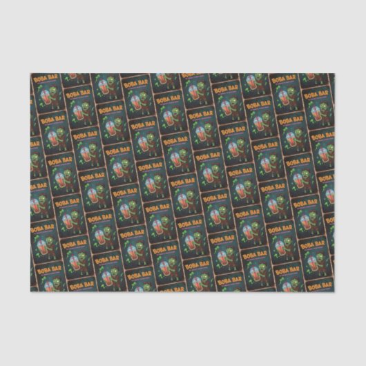 Boba Bar – Het favoriete tissuepapier van de ondod (Voorkant)