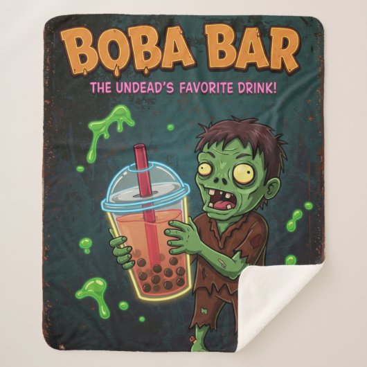 Boba Bar – Sherpa Deken (Voorkant)