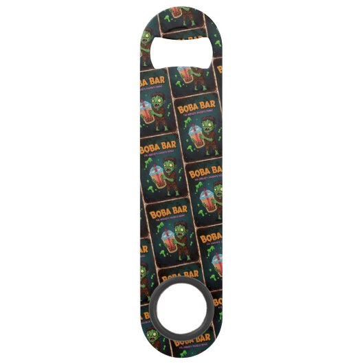 Boba Bar – Stainless Steel Bottle Opener Speed Flessenopener (Voorkant)