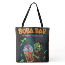 Boba Bar – The Undead’s Favorite Drink! Tote Bag