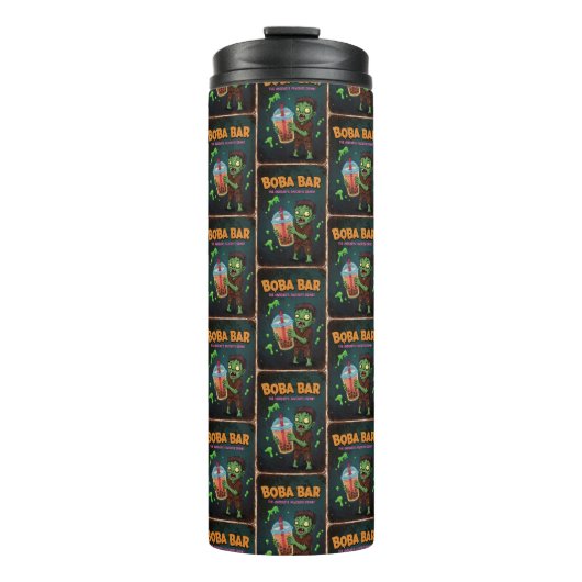Boba Bar – The Undead’s Favorite.. Thermal Tumbler Thermosbeker (Voorkant)