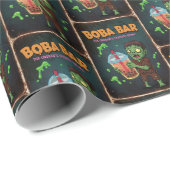 Boba Bar – The Undead’s Favorite Wrapping Paper Cadeaupapier (Rol Hoek)