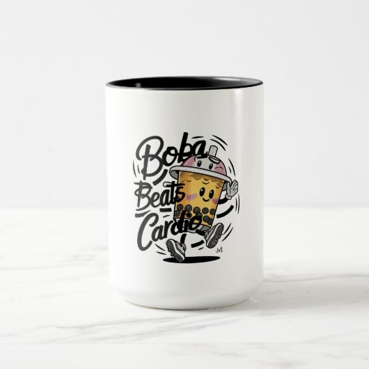 Boba Beats Cardio grappig Mok (Midden)