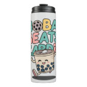 Boba Beats Cardio grappig Thermosbeker (Voorkant)