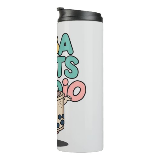Boba Beats Cardio grappig Thermosbeker (Geroteerd rechts)