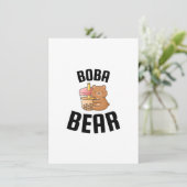 Boba-beer Bedankkaart (Staand voorkant)