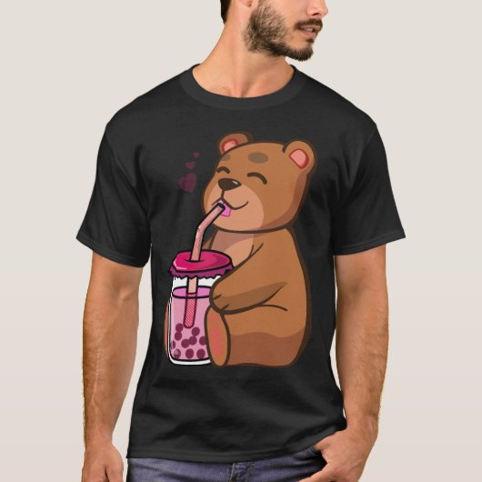 boba beer bubble tea grappige tv - serie t-shirt (Voorkant)