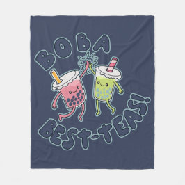 Boba Best-Teas! Fleece Deken