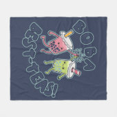 Boba Best-Teas! Fleece Deken (Voorkant (Horizontaal))