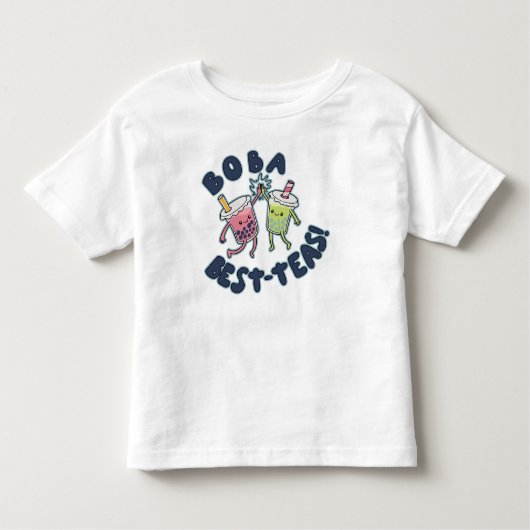 Boba Best-Teas! Kinder Shirts (Voorkant)