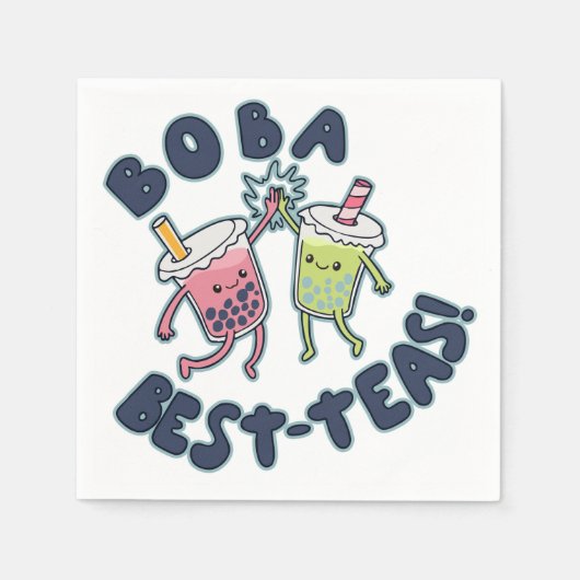Boba Best-Teas! Servet (Voorkant)