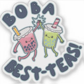 Boba Best-Teas! Sticker (Voorkant)