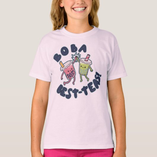 Boba Best-Teas! T-shirt (Voorkant)