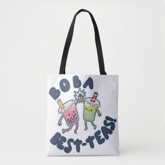 Boba Best-Teas! Tote Bag (Voorkant)