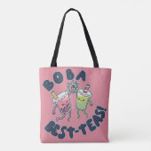 Boba Best-Teas! Tote Bag (Achterkant)