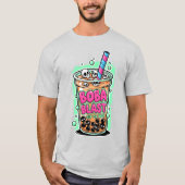 Boba Blast – Drink of sterf! T-Shirt (Voorkant)