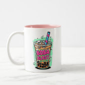 Boba Blast – Sip or Die! Coffee Mug Tweekleurige Koffiemok (Links)