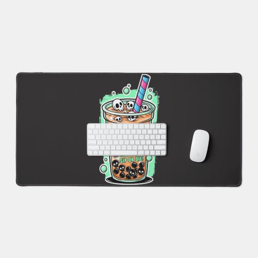 Boba Blast – Sip or Die! Desk Mat (Keyboard & Muis)
