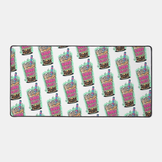 Boba Blast – Sip or Die! Desk Mat (Voorkant)