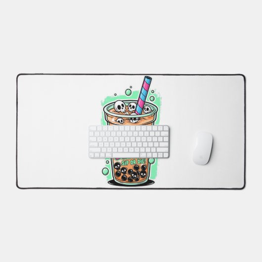 Boba Blast – Sip or Die! Desk Mat (Keyboard & Muis)