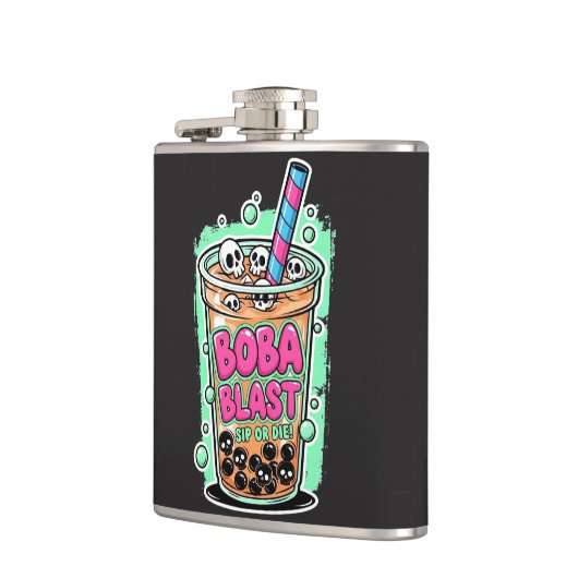 Boba Blast – Sip or Die! Flask Heupfles (Links)