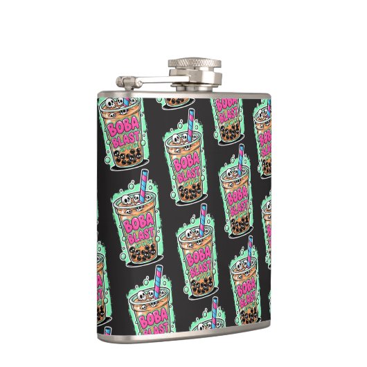 Boba Blast – Sip or Die! Flask Heupfles (Rechts)
