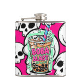 Boba Blast – Sip or Die! Flask Heupfles (Voorkant)