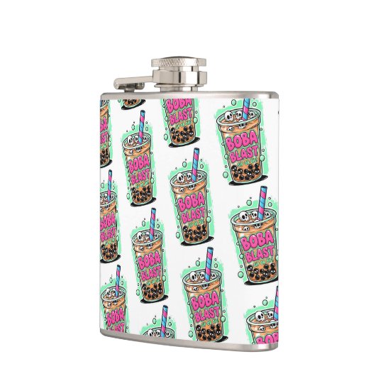 Boba Blast – Sip or Die! Flask Heupfles (Links)