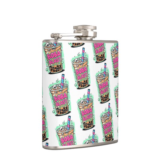 Boba Blast – Sip or Die! Flask Heupfles (Rechts)