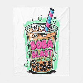 Boba Blast – Sip or Die! – Fleece Blanket