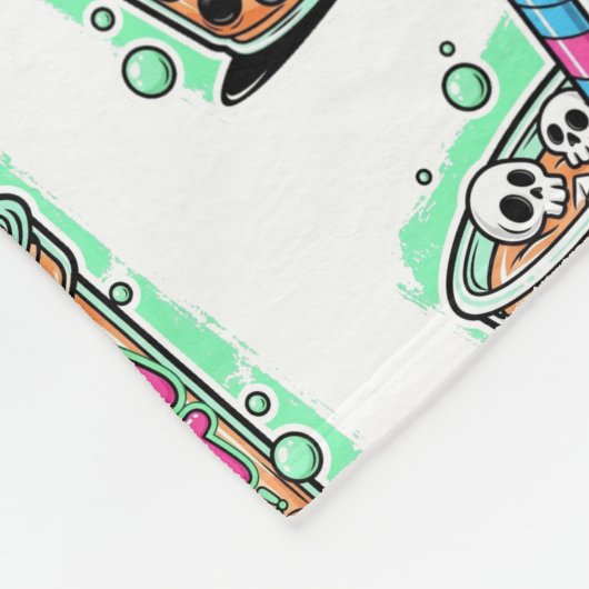 Boba Blast – Sip or Die! Fleece Blanket (Hoek)