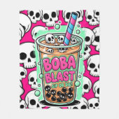 Boba Blast – Sip or Die! – Fleece Blanket (Voorkant)
