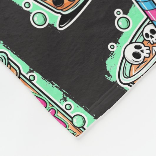 Boba Blast – Sip or Die! Fleece Blanket (Hoek)