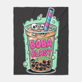 Boba Blast – Sip or Die! – Fleece Blanket Deken (Voorkant)