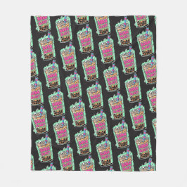 Boba Blast – Sip or Die! Fleece Blanket Deken