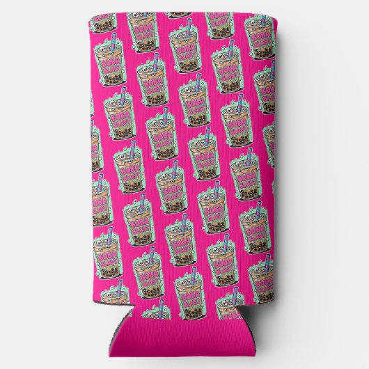 Boba Blast – Sip or Die! Foam Can/Bottle Cooler (Achterkant)