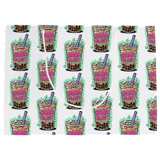 Boba Blast – Sip or Die! Gift Bag  Groot Cadeauzakje (Achterkant)