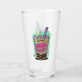 Boba Blast – Sip or Die! Glass Cup Glas