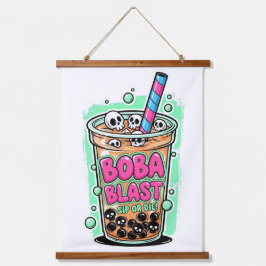 Boba Blast – Sip or Die!  Hangend Wandkleed
