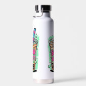 Boba Blast – Sip or Die! Insulated Bottle Waterfles (Rechts)