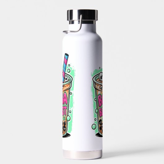 Boba Blast – Sip or Die! Insulated Bottle Waterfles (Rechts)