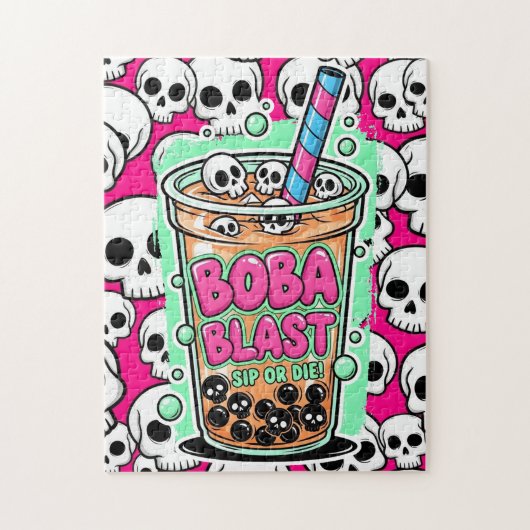 Boba Blast – Sip or Die! Legpuzzel (Verticaal)