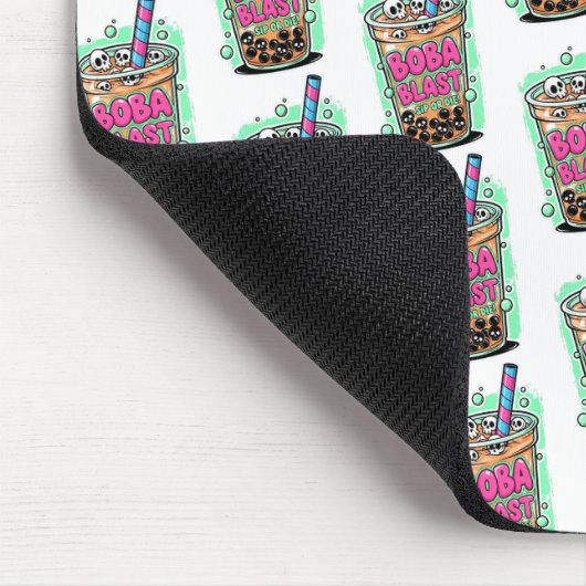 Boba Blast – Sip or Die! Mousepad Muismat (Hoek)