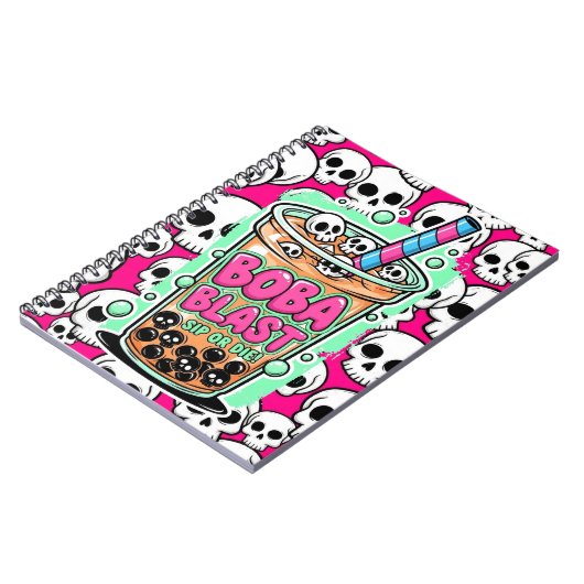 Boba Blast – Sip or Die!  Notitieboek (Linkerzijde)